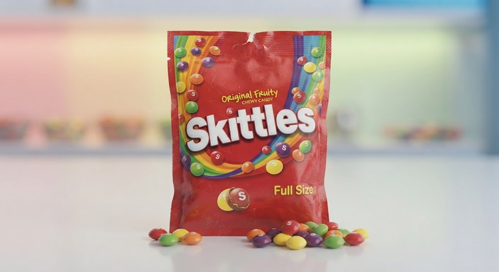 Skittles Original Fruity Chewy Canday, Full Size