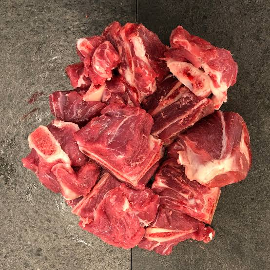 Young Goat Bone-in Cubes, 5lb Fresh