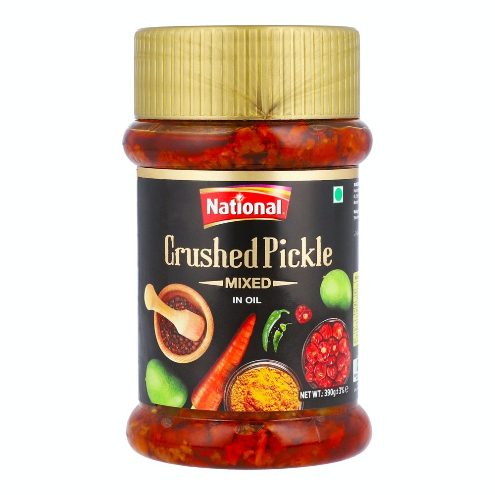 National - Crushed Mixed Pickles, 340g