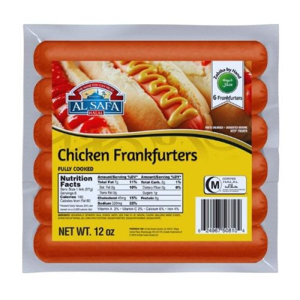 Al Safa - Chicken Frankfurter, 340g