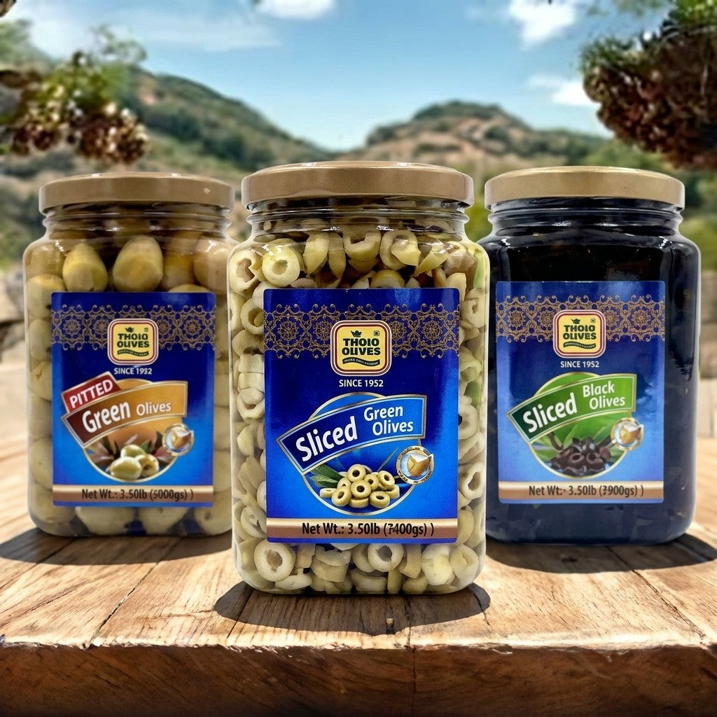 Three Rivers - Sliced Black Olives, 1500g